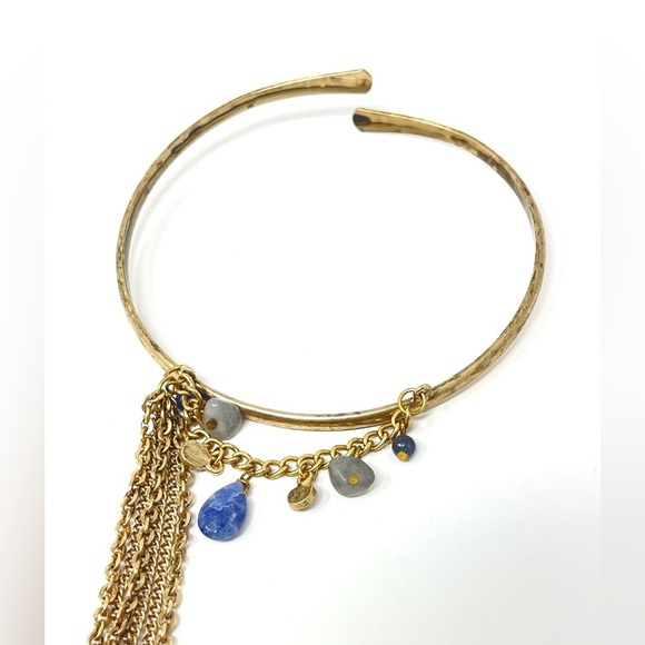 New Free People Boundary Arm Band Gold Stones - Picture 3 of 7